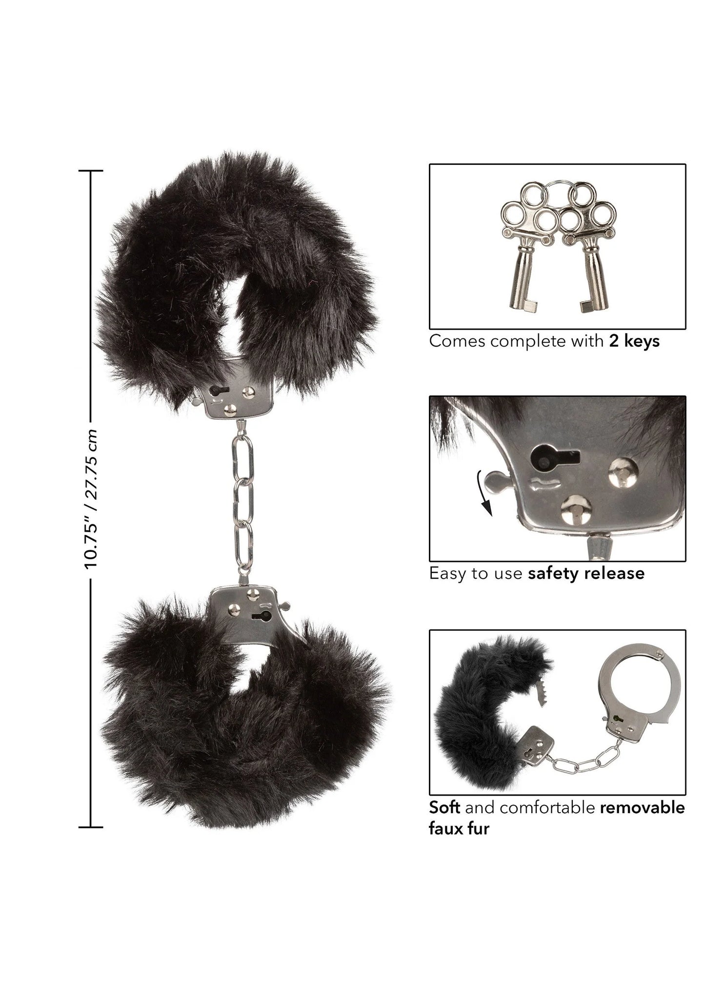 Bestel: Ultra Fluffy Furry Cuffs - bij Happytoys: de erotische sex webshop | liever Happy dan Easy ⭐⭐⭐⭐⭐