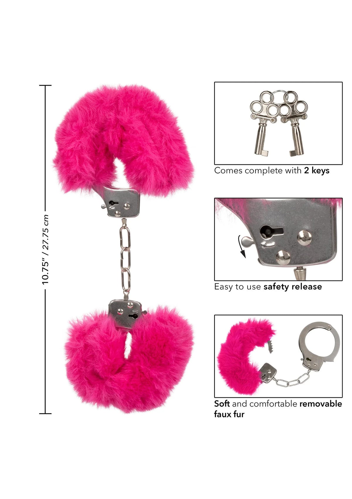 Bestel: Ultra Fluffy Furry Cuffs - bij Happytoys: de erotische sex webshop | liever Happy dan Easy ⭐⭐⭐⭐⭐