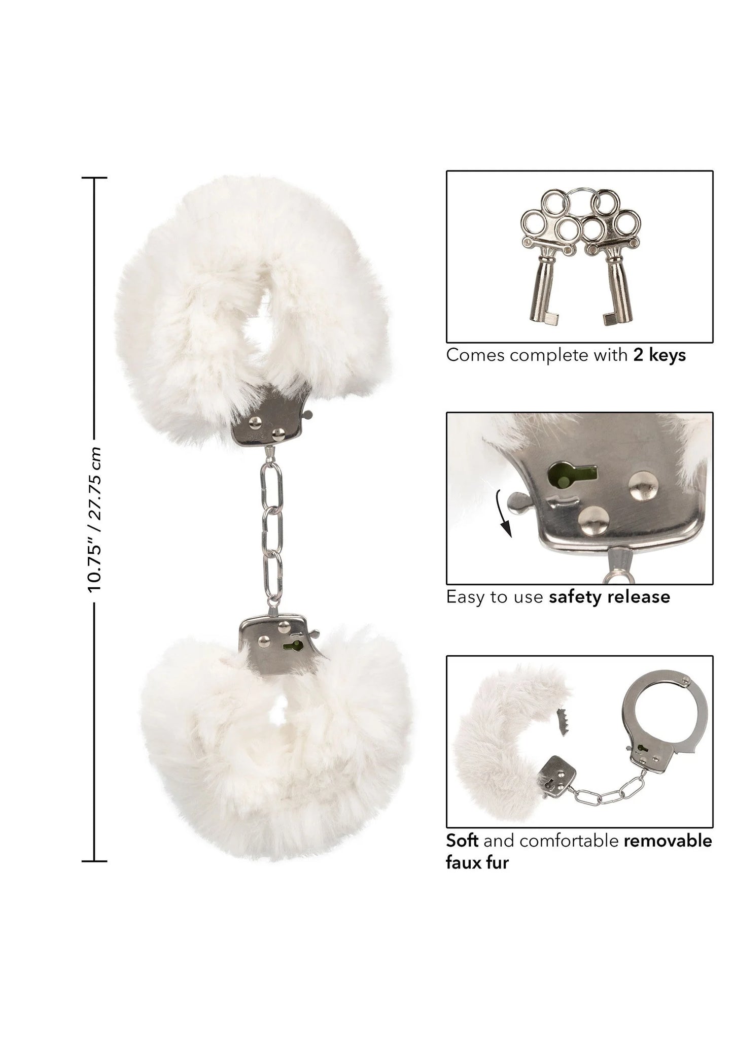 Bestel: Ultra Fluffy Furry Cuffs - bij Happytoys: de erotische sex webshop | liever Happy dan Easy ⭐⭐⭐⭐⭐
