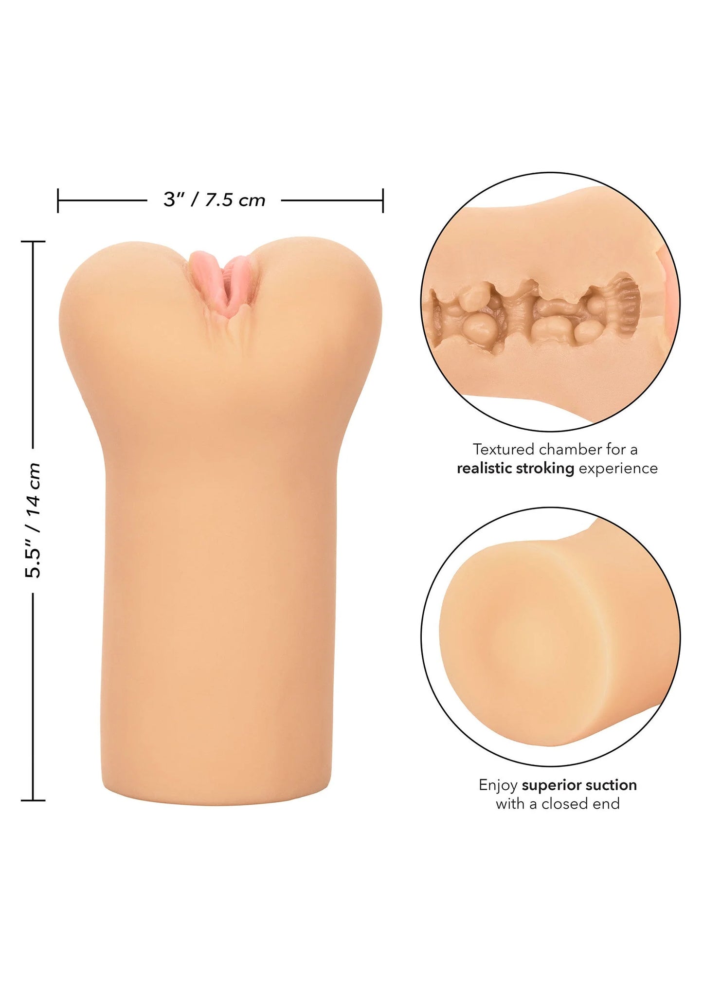 Beste vandaag nog: Cheap Thrills The Flight Attendant Stroker by CalExotics - bij Happytoys