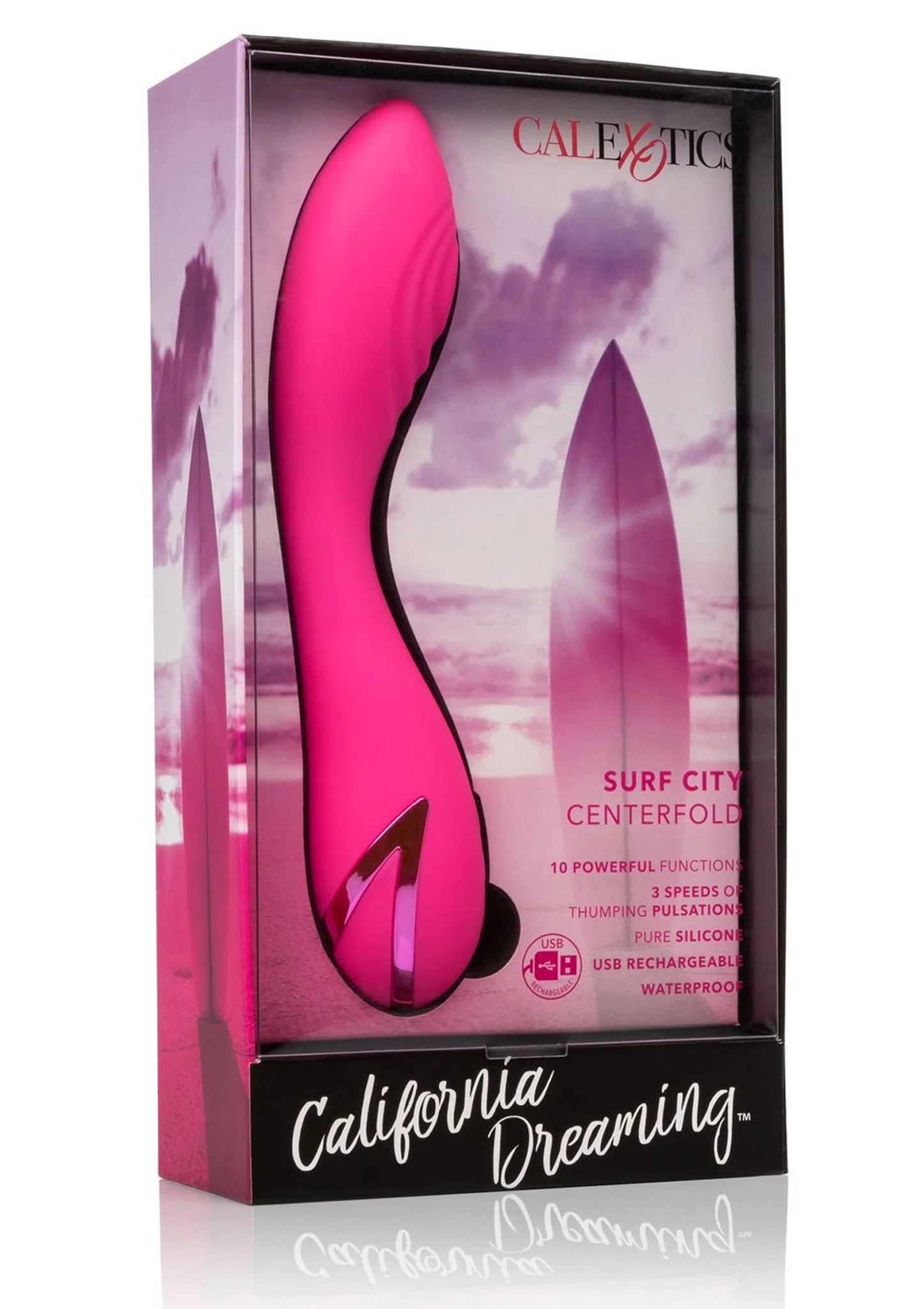 CalExotics roze seksvibrator in verpakking