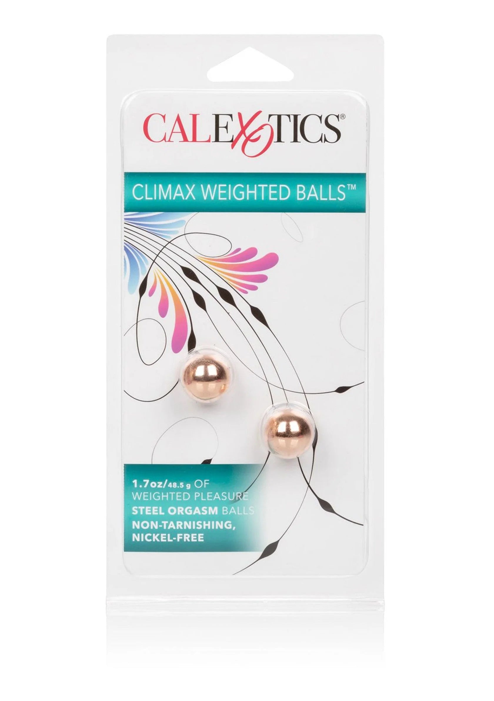 Bestel: Climax Weighted Balls by CalExotics - bij Happytoys: de erotische sex webshop | liever Happy dan Easy ⭐⭐⭐⭐⭐