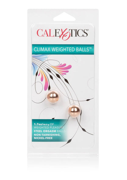 Bestel: Climax Weighted Balls by CalExotics - bij Happytoys: de erotische sex webshop | liever Happy dan Easy ⭐⭐⭐⭐⭐