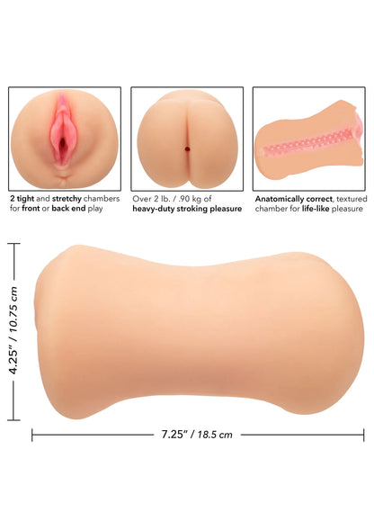 Beste vandaag nog: Stroke It Dual Entry Pussy Ass by CalExotics - bij Happytoys Sexshop: Toys for Feeling Happy & Easy 😊
