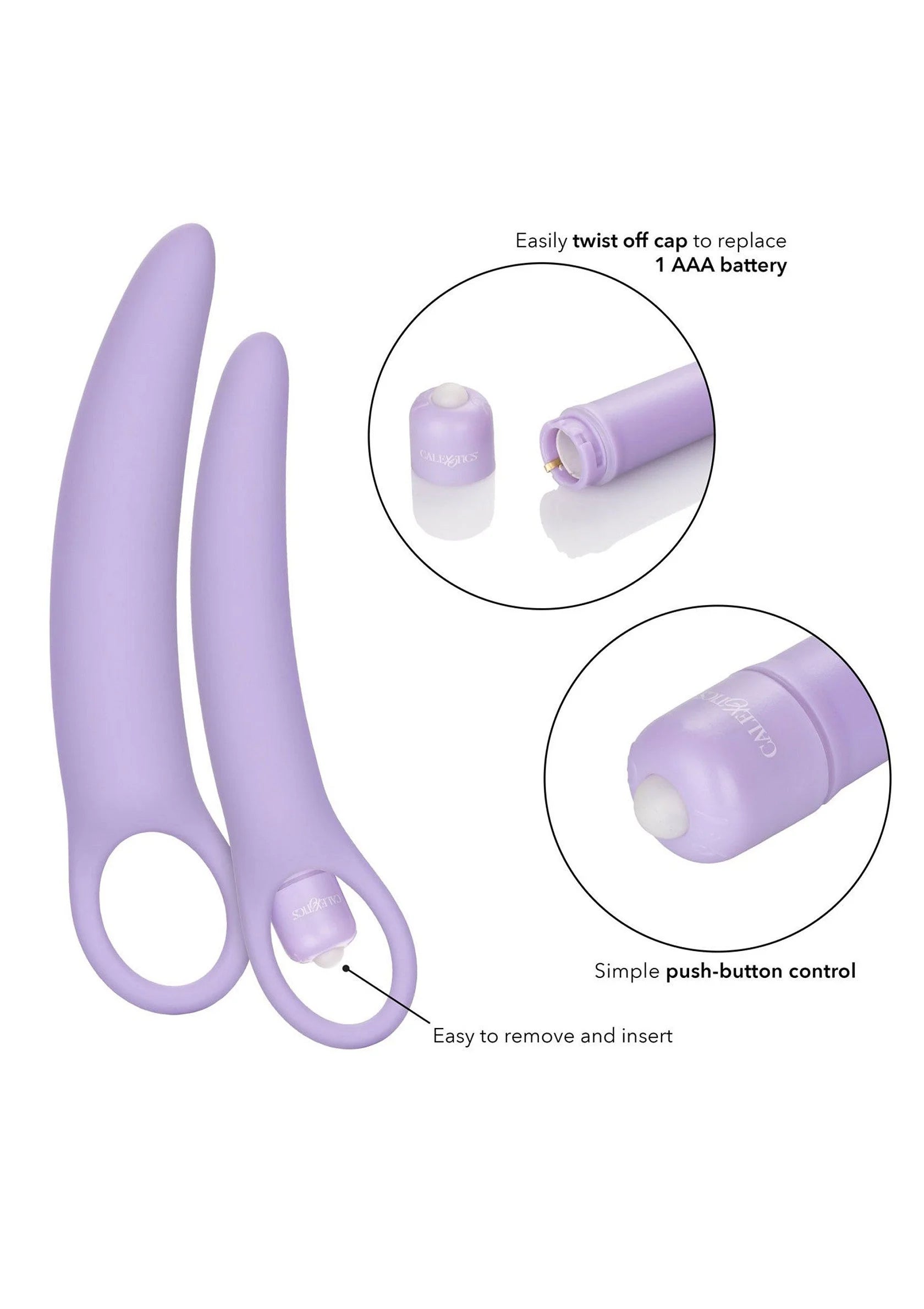 Beste vandaag nog: Isabelle Set of 2 Dilators - bij Happytoys Sexshop: online sex shop for Feeling Happy & Easy 😊