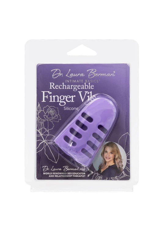 Bestel: Rechargeable Finger Vibe by Dr Laura Berman - bij Happytoys: de erotische sex webshop | liever Happy dan Easy ⭐⭐⭐⭐⭐