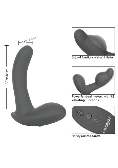 Beste vandaag nog: Eclipse Eclipse Rem Inflatable Probe Anal Vibrator by CalExotics - bij Happytoys