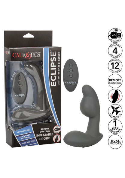 Beste vandaag nog: Eclipse Eclipse Rem Inflatable Probe Anal Vibrator by CalExotics - bij Happytoys