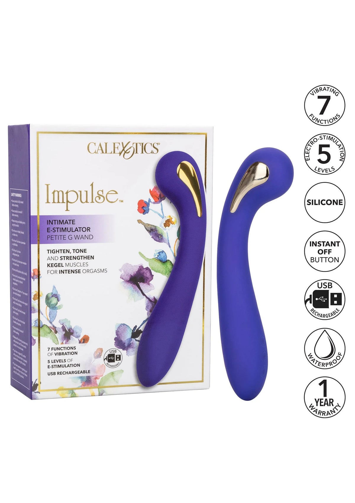 Beste vandaag nog: Impulse Intimate E - Stimulator Petite G Wand vibrator by CalExotics - bij Happytoys