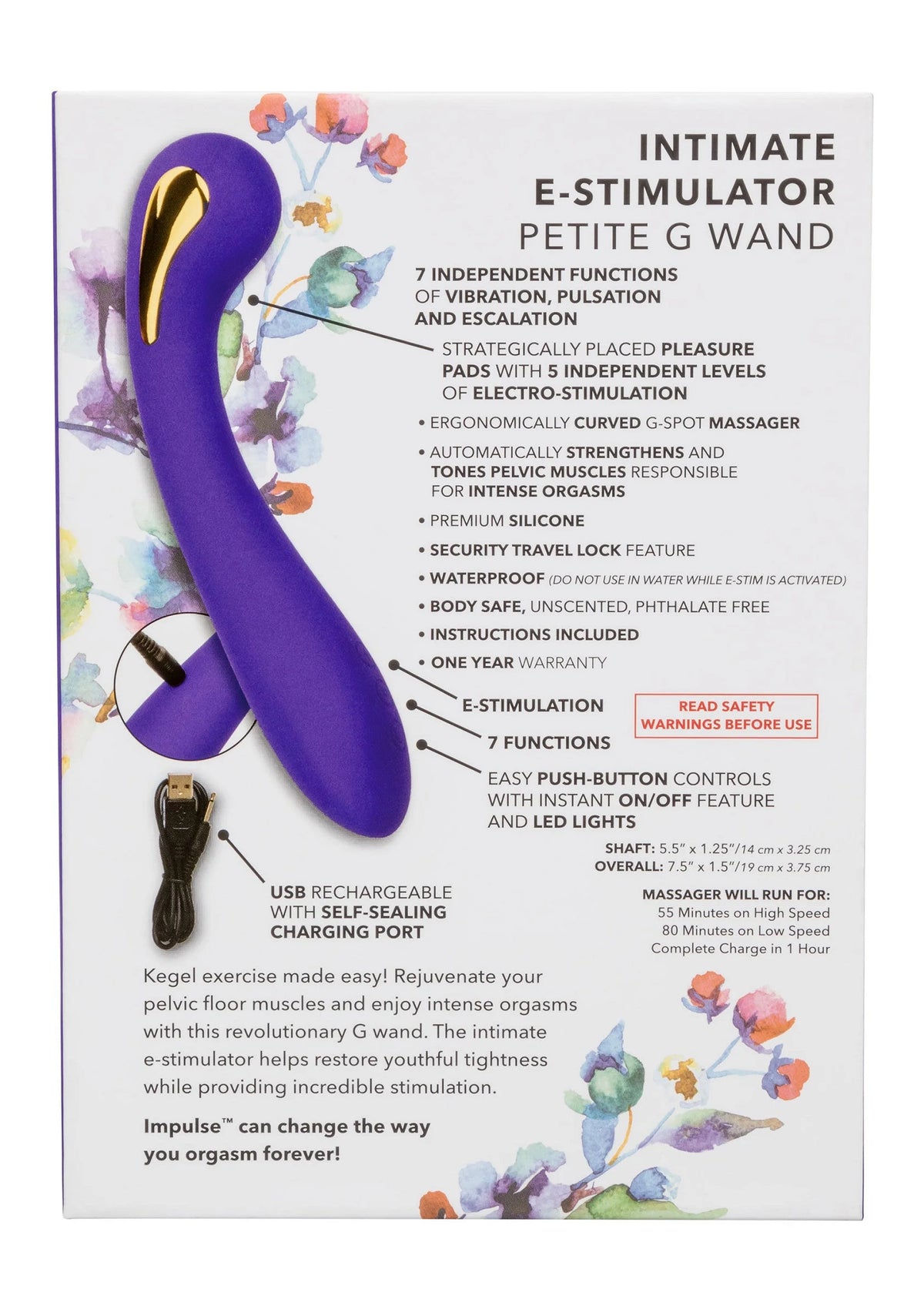 Beste vandaag nog: Impulse Intimate E - Stimulator Petite G Wand vibrator by CalExotics - bij Happytoys