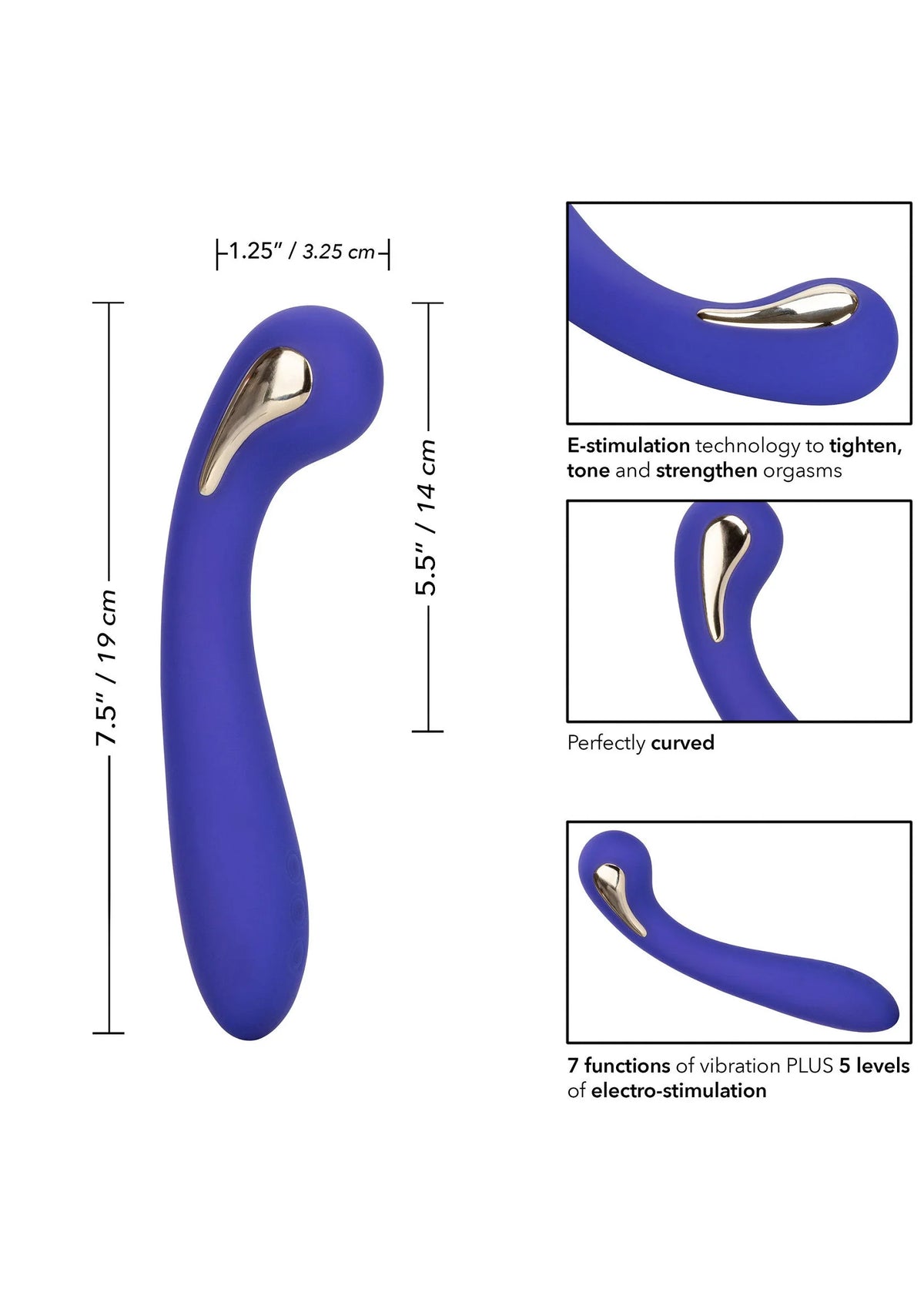 Beste vandaag nog: Impulse Intimate E - Stimulator Petite G Wand vibrator by CalExotics - bij Happytoys