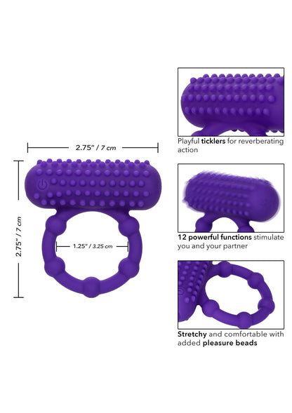 Bestel: 5 Bead Maximus Ring - bij Happytoys: de erotische sex webshop | liever Happy dan Easy ⭐⭐⭐⭐⭐