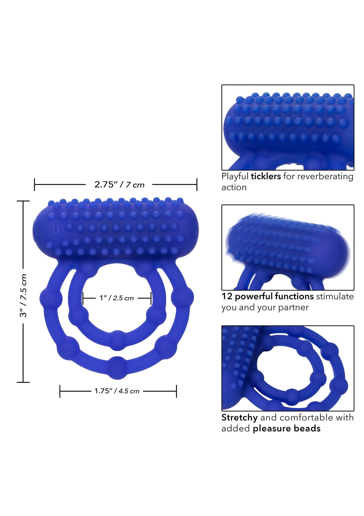 Beste vandaag nog: 10 Bead Maximus Ring - bij Happytoys Sexshop: online sex shop for Feeling Happy & Easy 😊