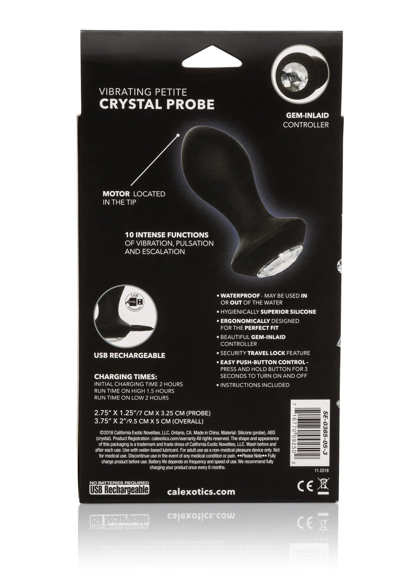 Beste vandaag nog: Vibrating Petite Crystal Probe - bij Happytoys Sexshop: online sex shop for Feeling Happy & Easy 😊