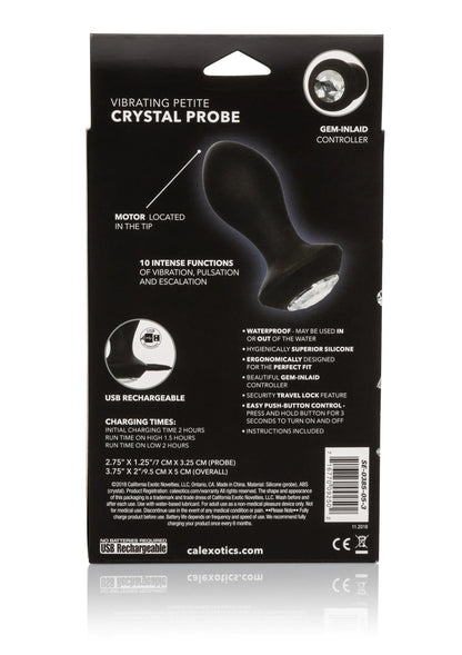 Bestel: Vibrating Petite Crystal Probe - bij Happytoys: de erotische sex webshop | liever Happy dan Easy ⭐⭐⭐⭐⭐