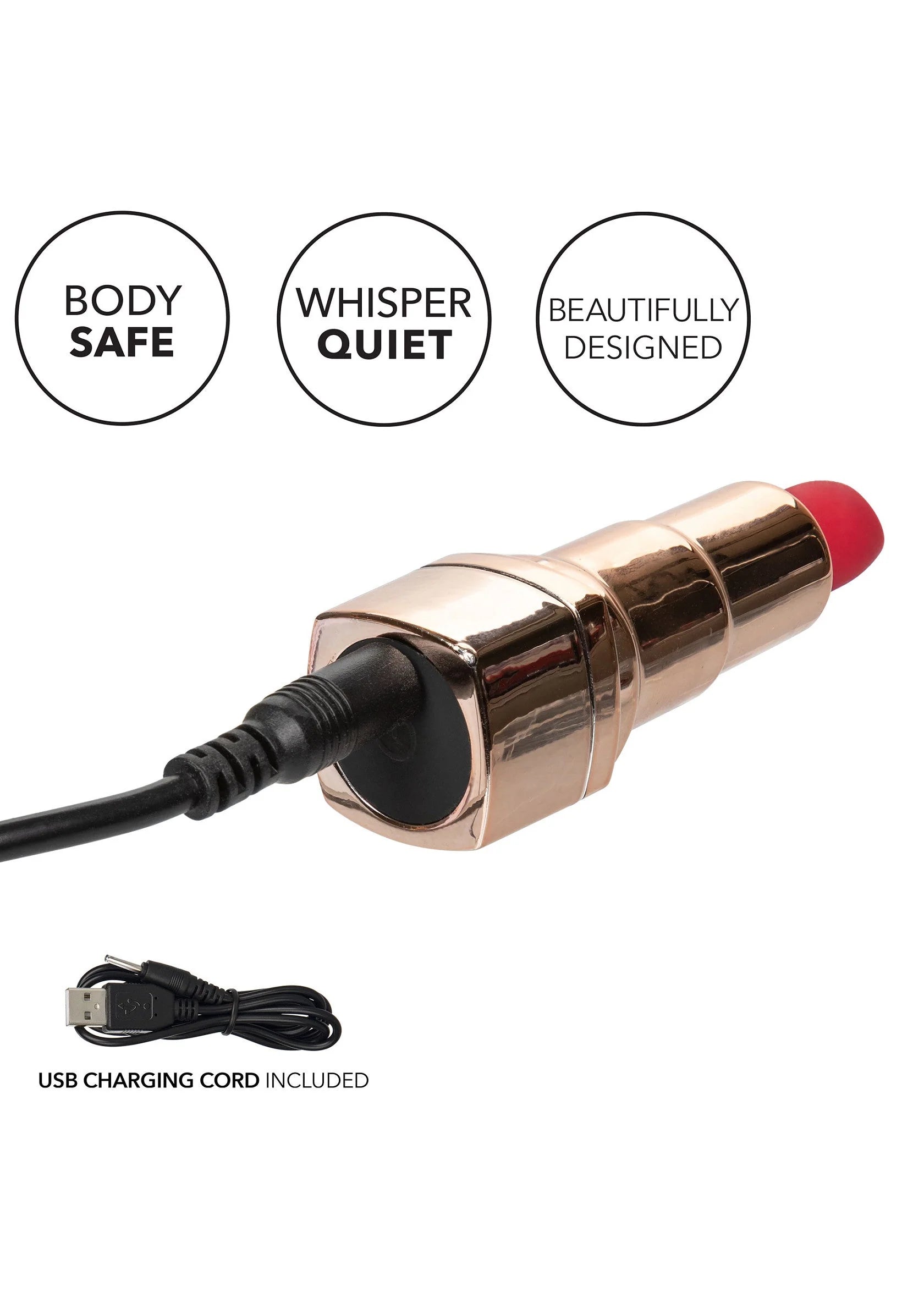 Beste vandaag nog: Hide & Play Lipstick Rechargeable by CalExotics - bij Happytoys Sexshop: online sex shop for Feeling Happy & Easy 😊