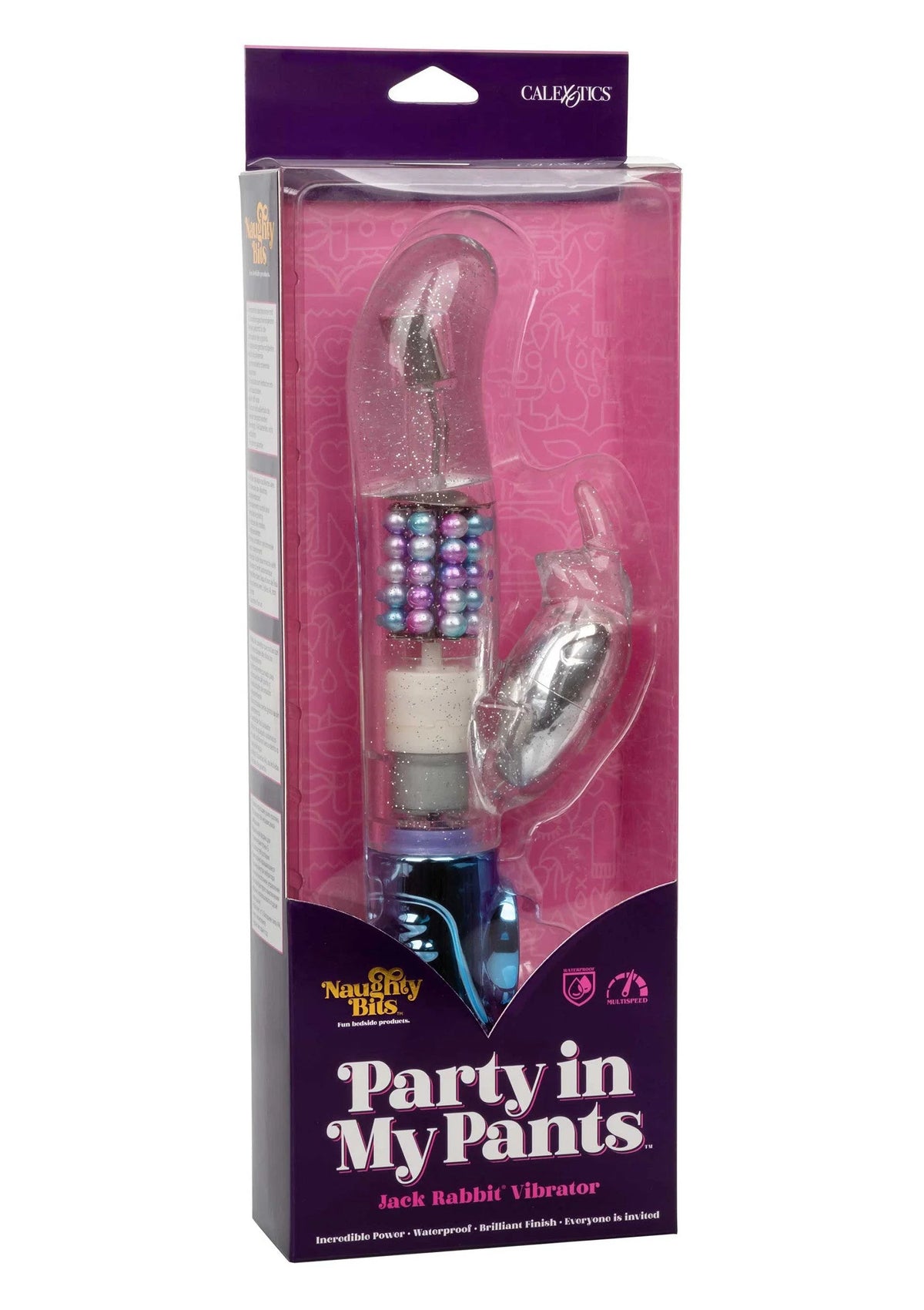 Beste vandaag nog: Naughty Bits Party in my Pants Jack Rabbit Vibrator CalExotics - bij Happytoys