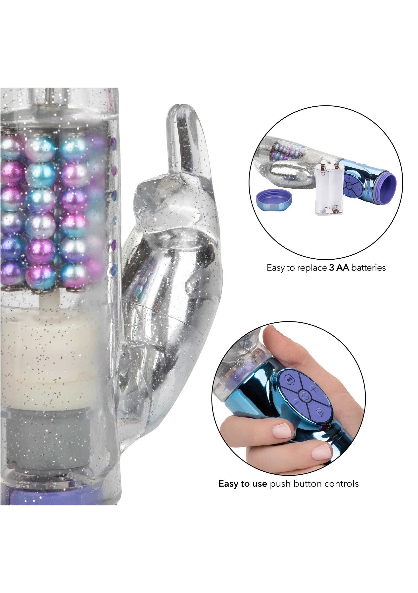 Beste vandaag nog: Naughty Bits Party in my Pants Jack Rabbit Vibrator CalExotics - bij Happytoys