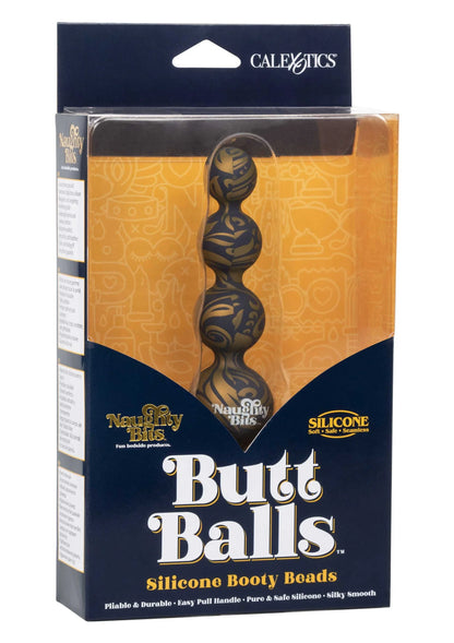 CalExotics Butt Balls siliconen booty beads verpakking met retrieval ring