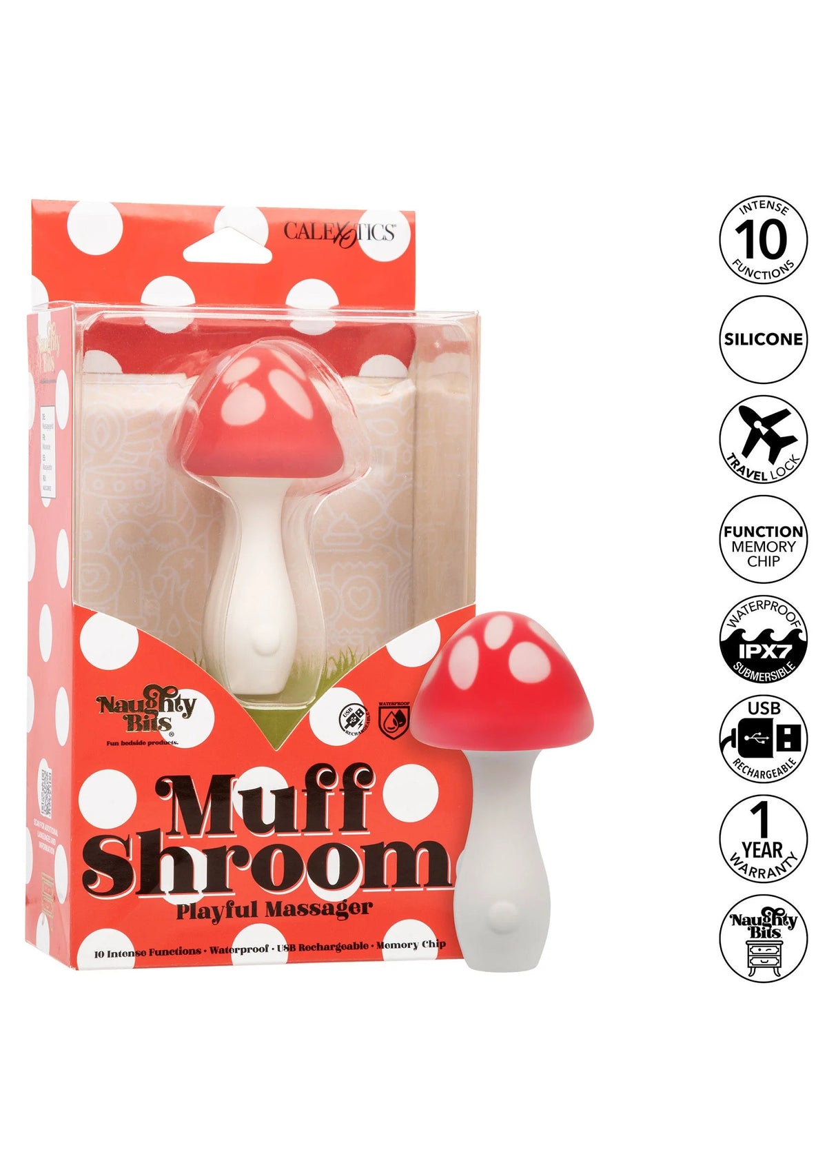 Bestel: Muff Shroom Playful Massager - bij Happytoys: de erotische sex webshop | liever Happy dan Easy ⭐⭐⭐⭐⭐