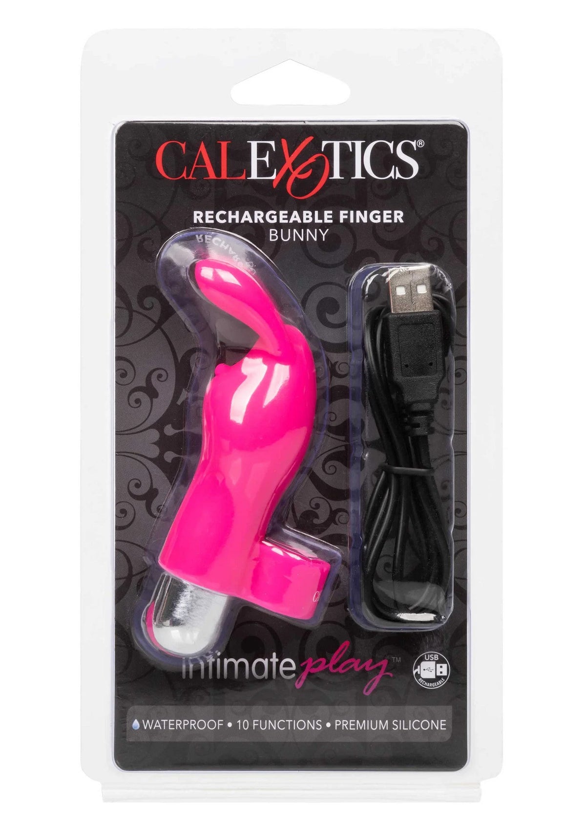 Beste vandaag nog: Intimate Play Rechargeable Finger Bunny vibrator by CalExotics - bij Happytoys