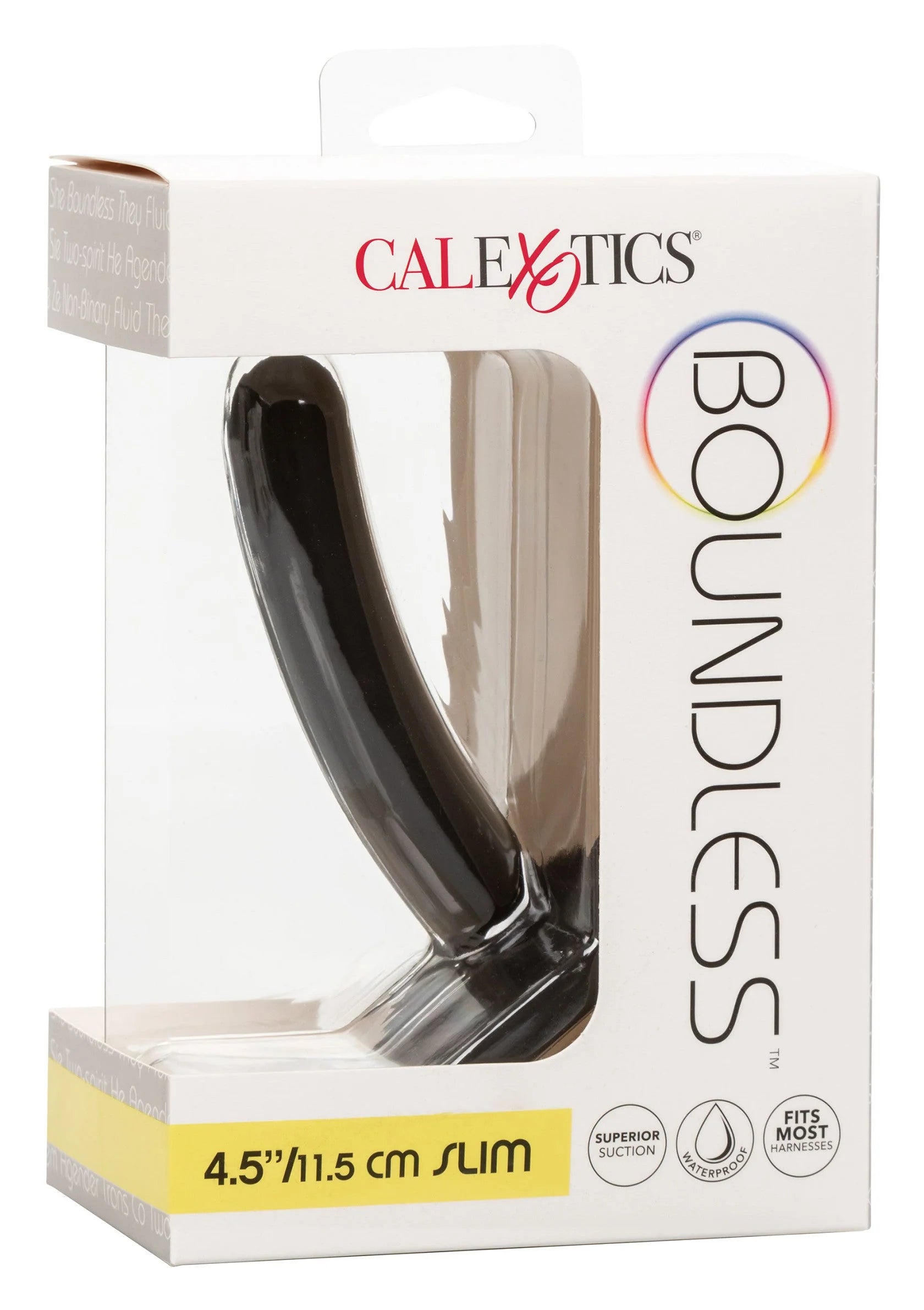 Beste vandaag nog: Boundless Dildo 4.5”/11.5 cm Slim by CalExotics - bij Happytoys