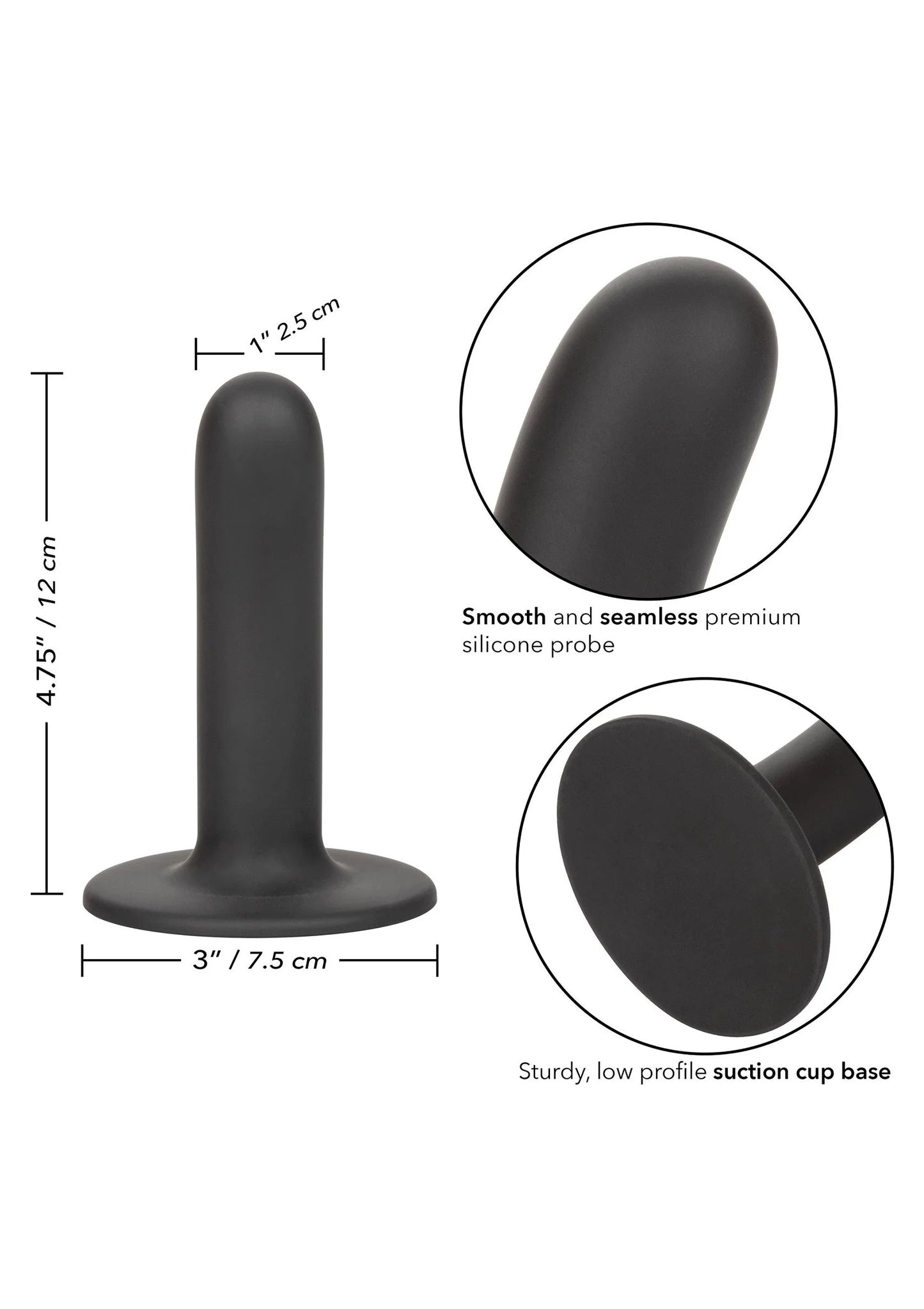 Bestel: Boundless 4.75”/12 cm Smooth by CalExotics - bij Happytoys: de erotische sex webshop | liever Happy dan Easy ⭐⭐⭐⭐⭐