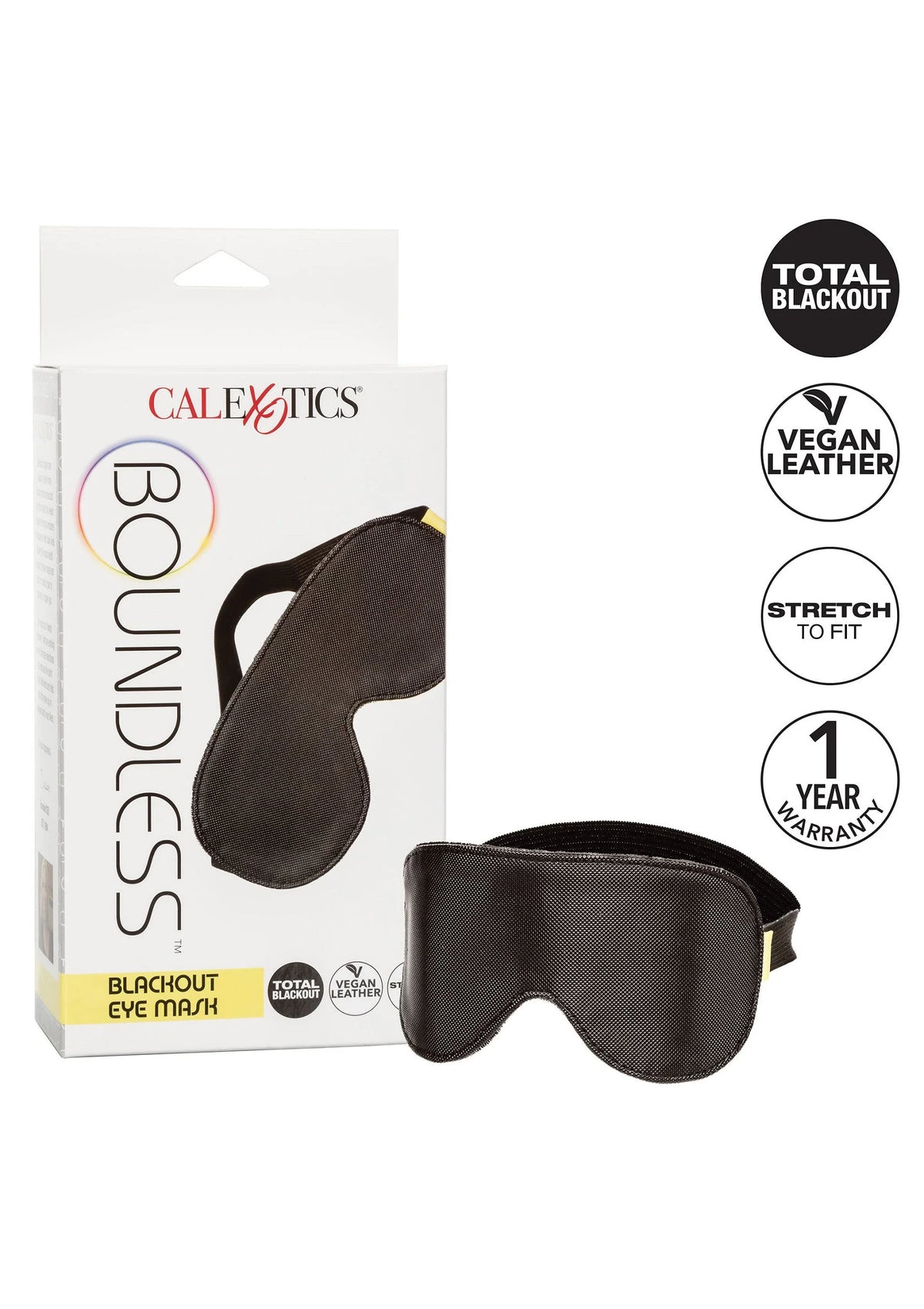 Bestel: Boundless Blackout Eye Mask by CalExotics - bij Happytoys: de erotische sex webshop | liever Happy dan Easy ⭐⭐⭐⭐⭐