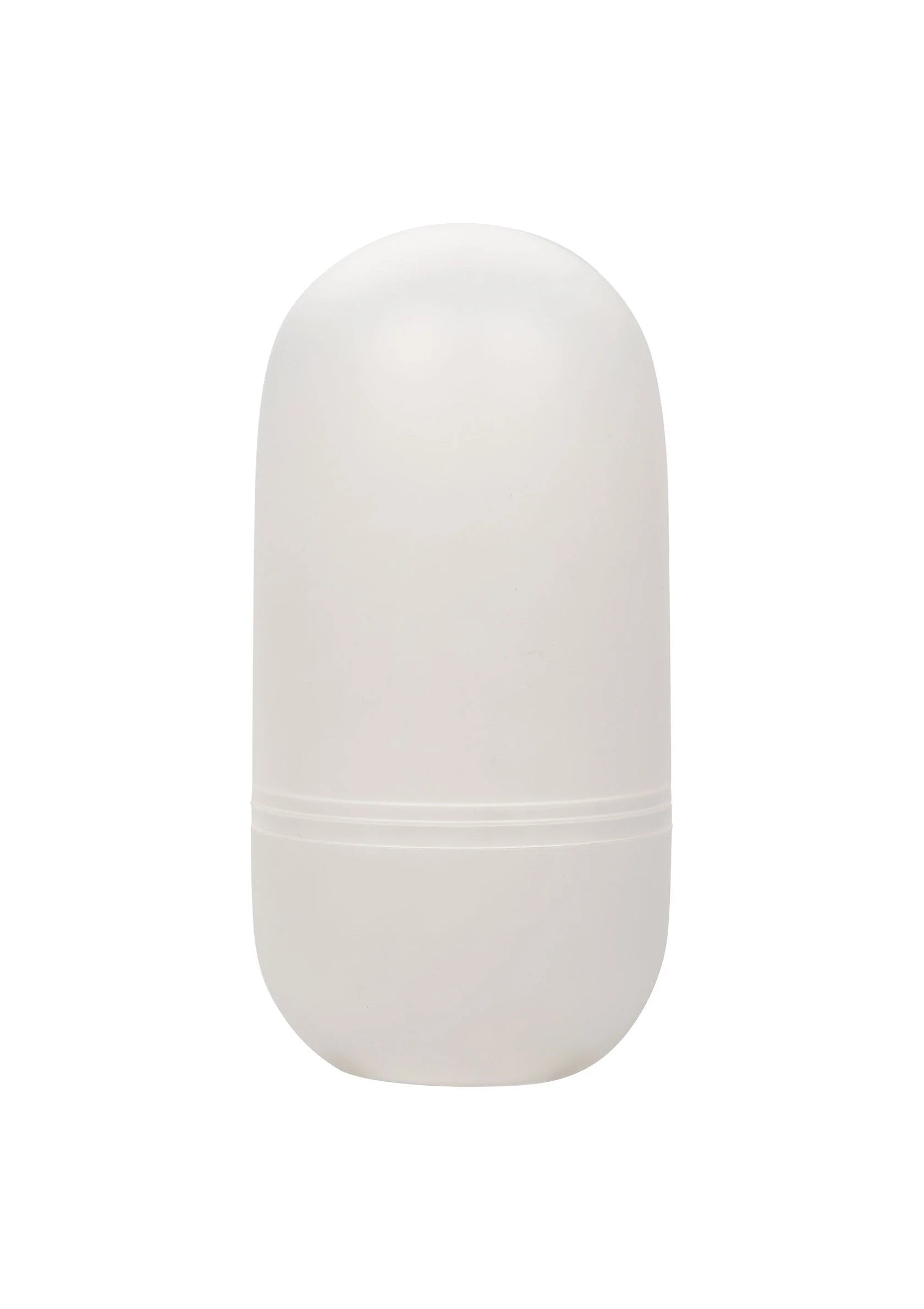 Witte capsulevormige dop van de stroker