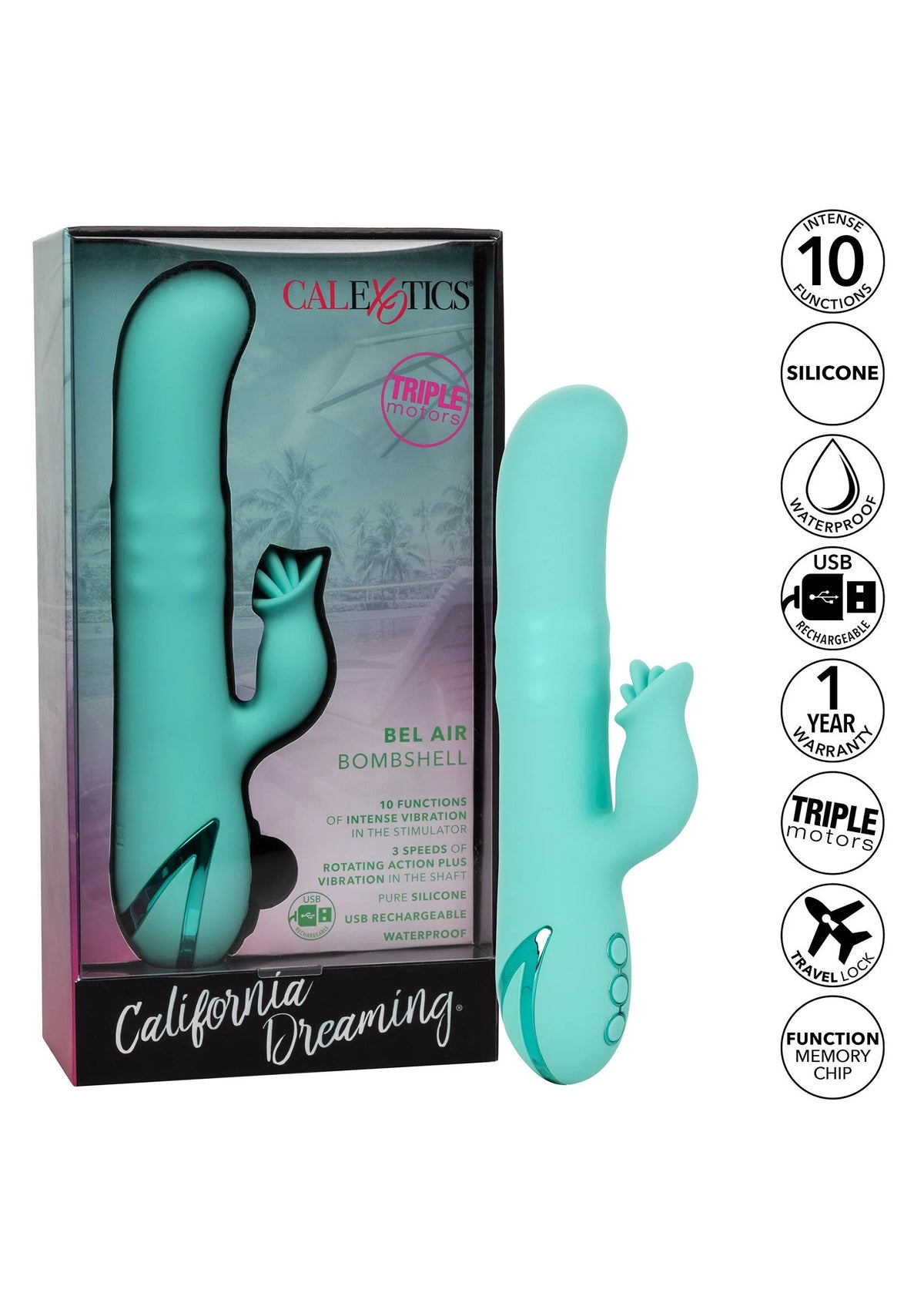 Beste vandaag nog: California Dreaming Bel Air Bombshell by CalExotics - bij Happytoys