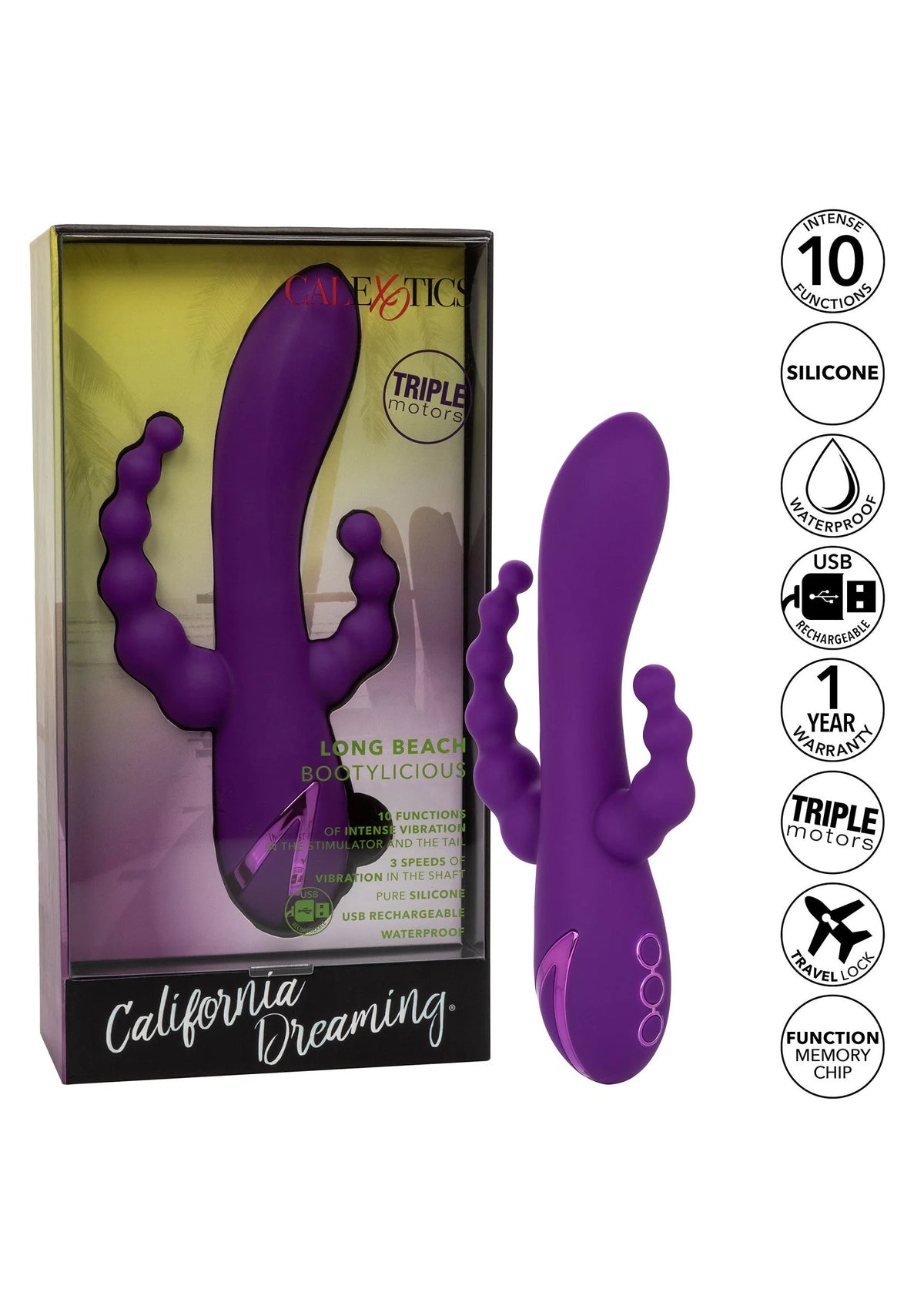 Beste vandaag nog: California Dreaming Long Beach Bootylicious by CalExotics - bij Happytoys