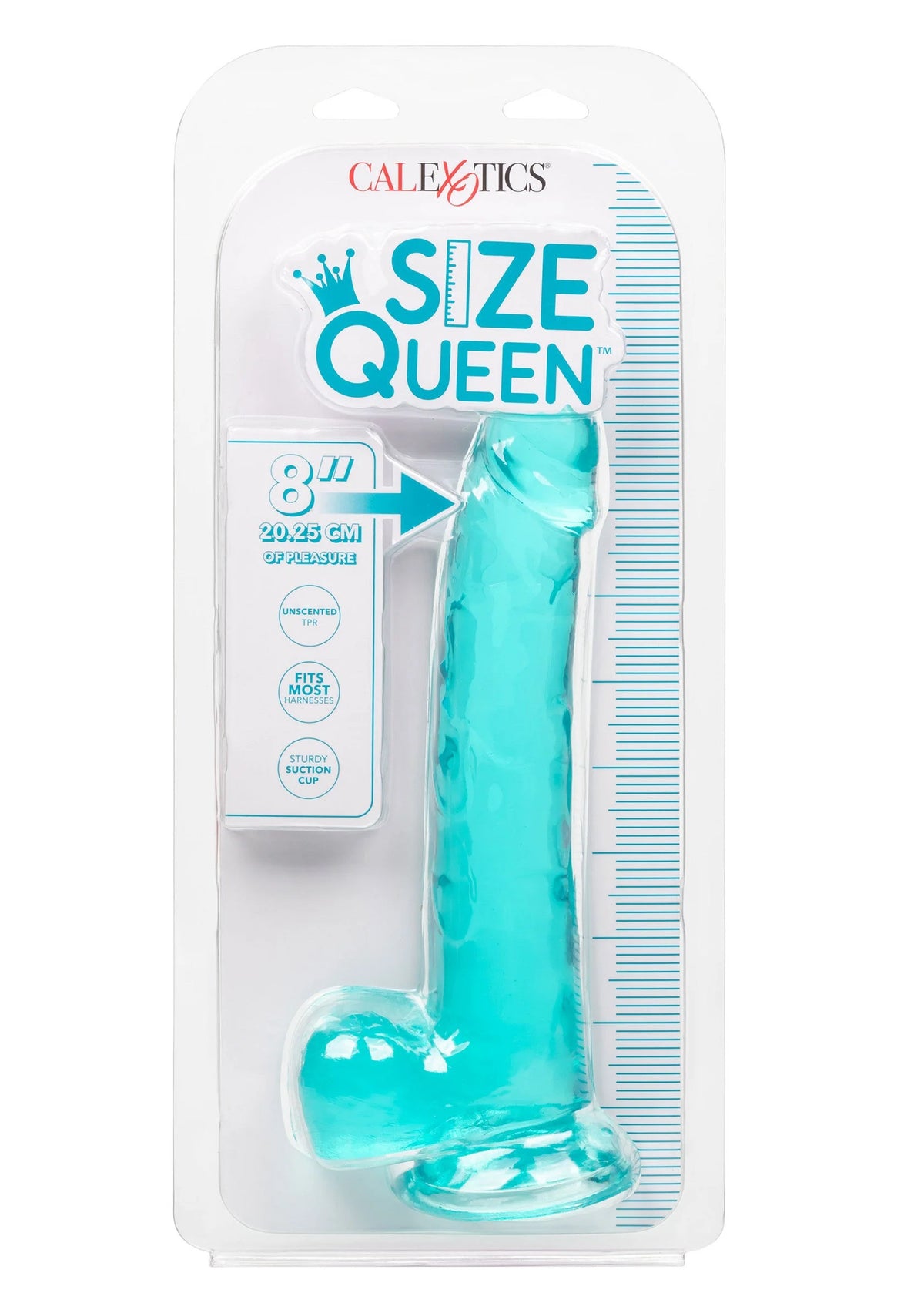 Bestel: Queen Size Dong 8 inch - bij Happytoys: de erotische sex webshop | liever Happy dan Easy ⭐⭐⭐⭐⭐