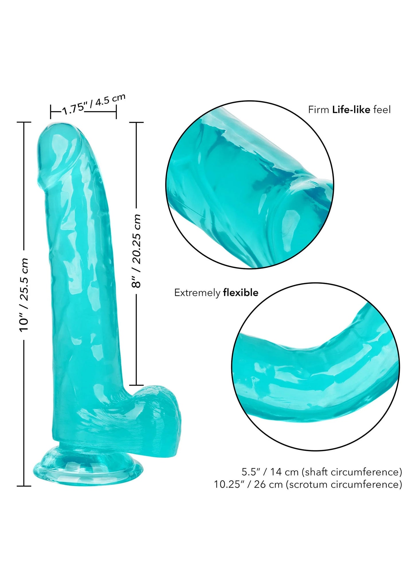 Bestel: Queen Size Dong 8 inch - bij Happytoys: de erotische sex webshop | liever Happy dan Easy ⭐⭐⭐⭐⭐