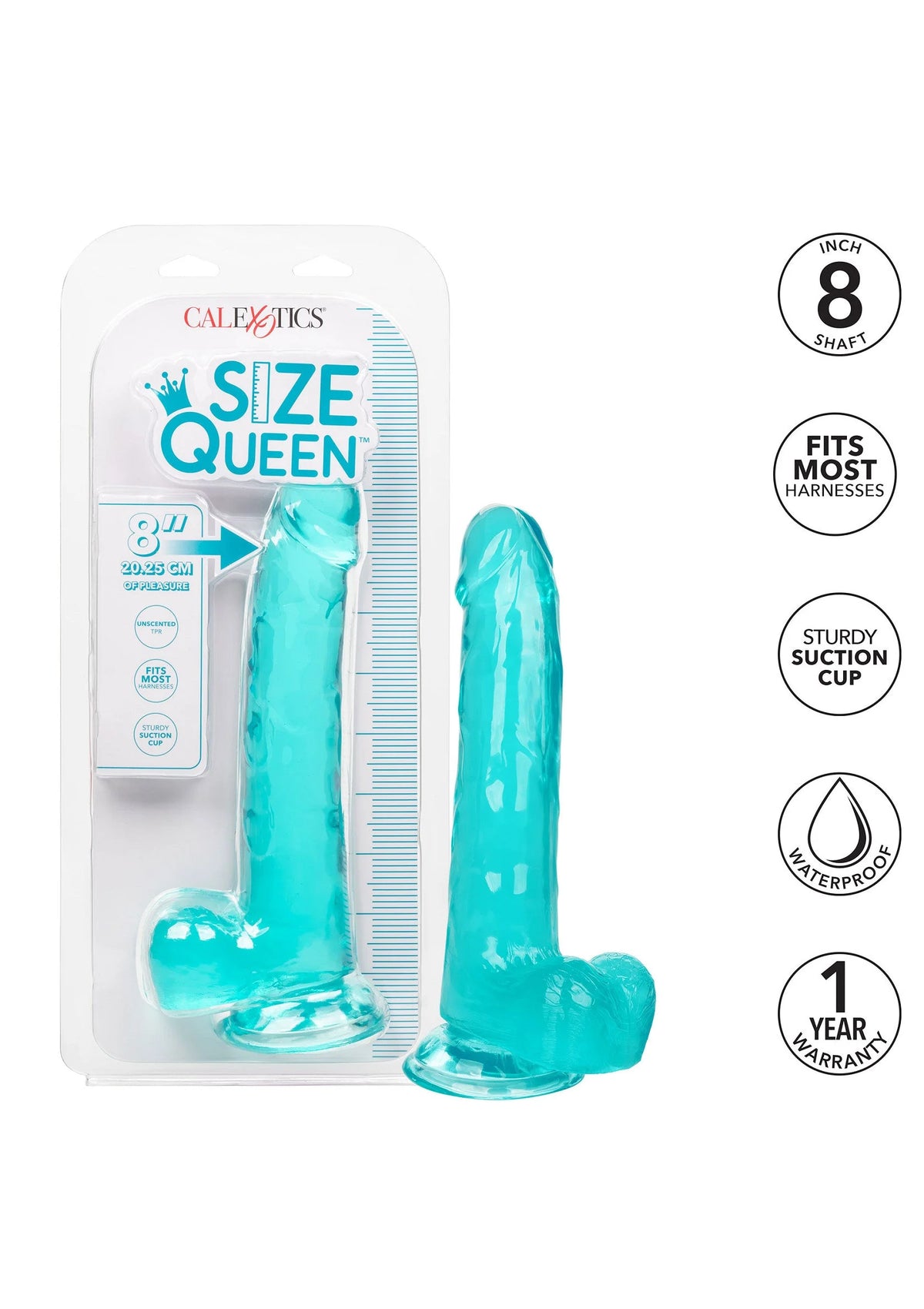 Beste vandaag nog: Queen Size Dong 8 inch - bij Happytoys Sexshop: online sex shop for Feeling Happy & Easy 😊