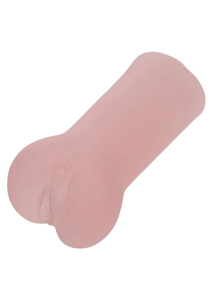 Roze stroker met verdikking in het midden en afgerond uiteinde
