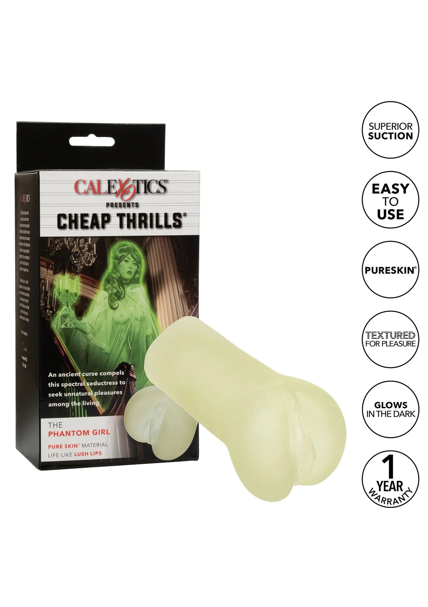 Beste vandaag nog: Cheap Thrills The Phantom Girl Masturbator Stroker by CalExotics - bij Happytoys