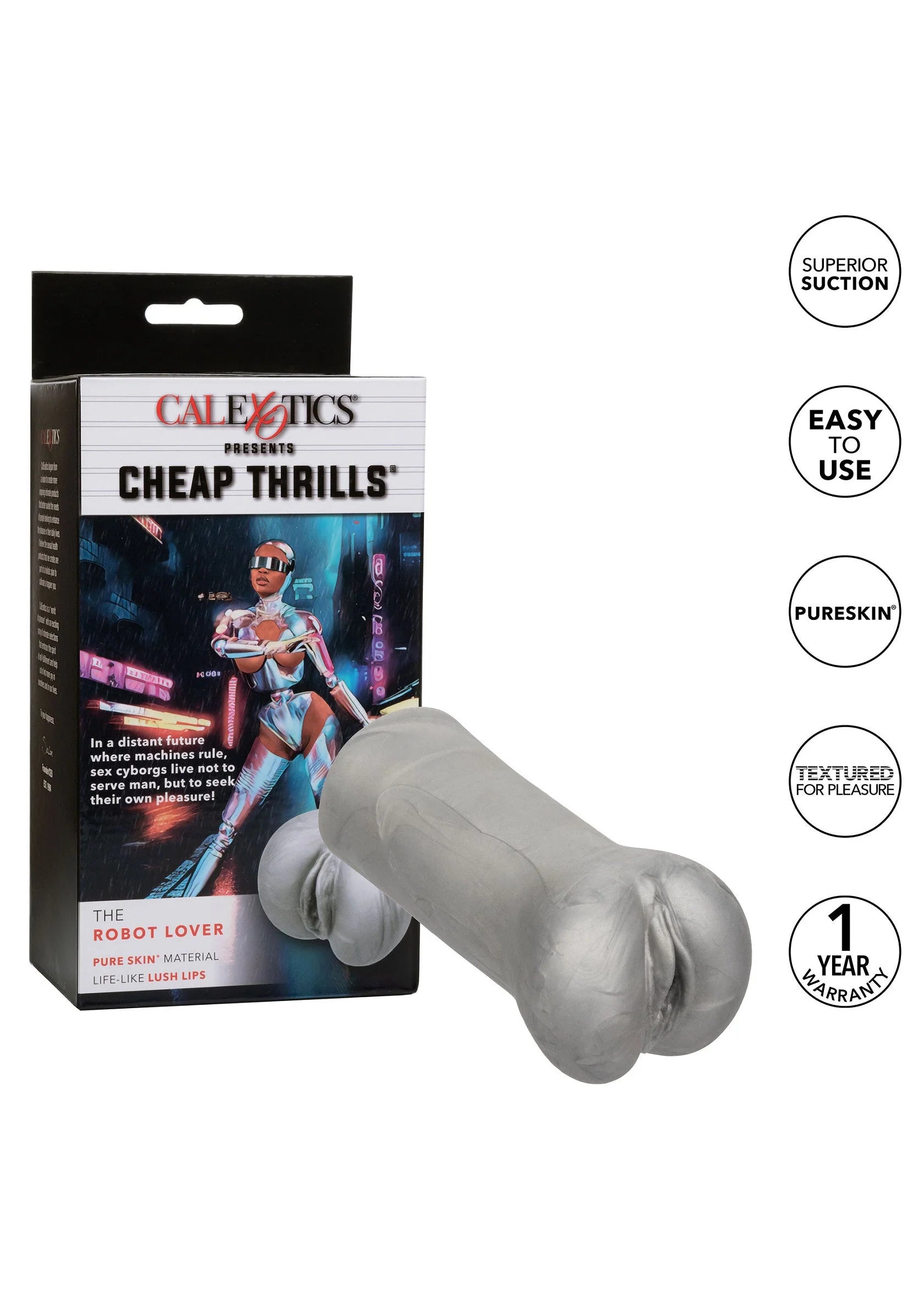 Beste vandaag nog: Cheap Thrills The Robot Lover Masturbator by CalExotics - bij Happytoys