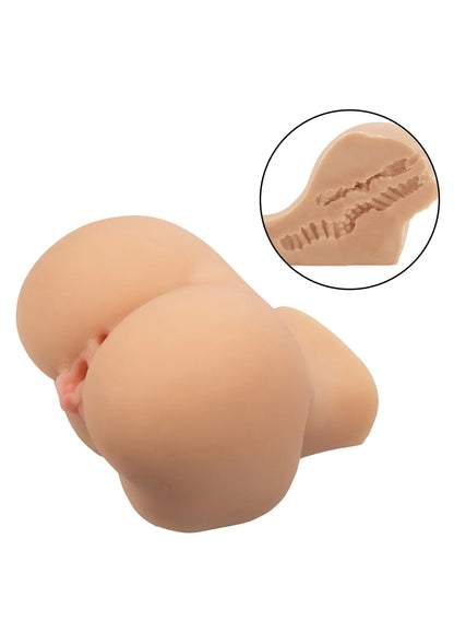 Realistische masturbator met nude kleur en textuurdetail op de binnenkamer
