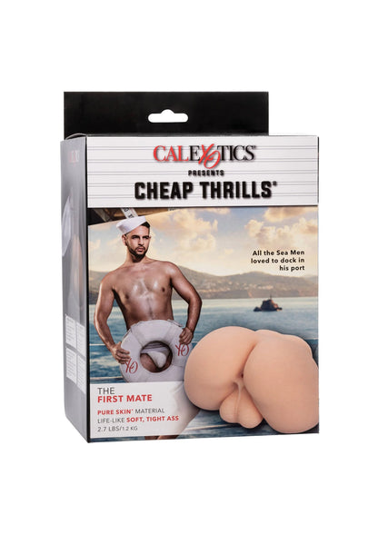 Doos van CALExotics Cheap Thrills First Mate met vleeskleurige masturbator