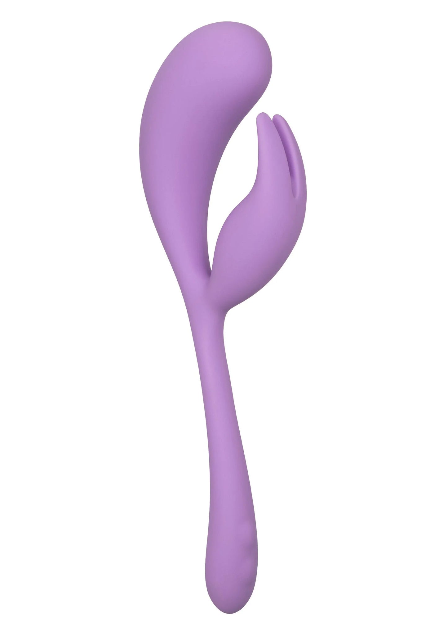 Beste vandaag nog: Elle Liquid Silicone Dual Flicker Vibrator by CalExotics - bij Happytoys - Default Title - 14682 - PURPLE