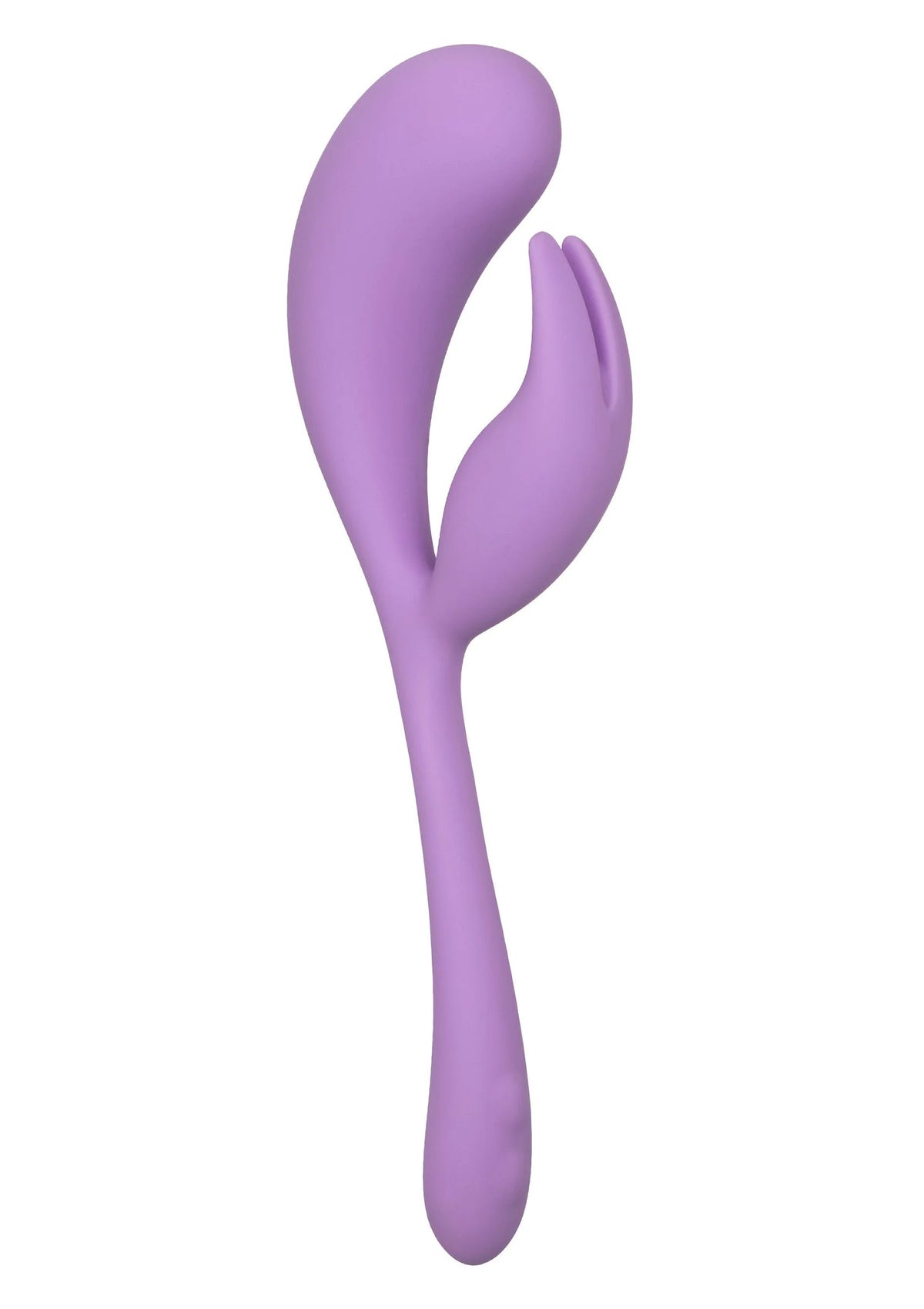 Beste vandaag nog: Elle Liquid Silicone Dual Flicker Vibrator by CalExotics - bij Happytoys - Default Title - 14682 - PURPLE