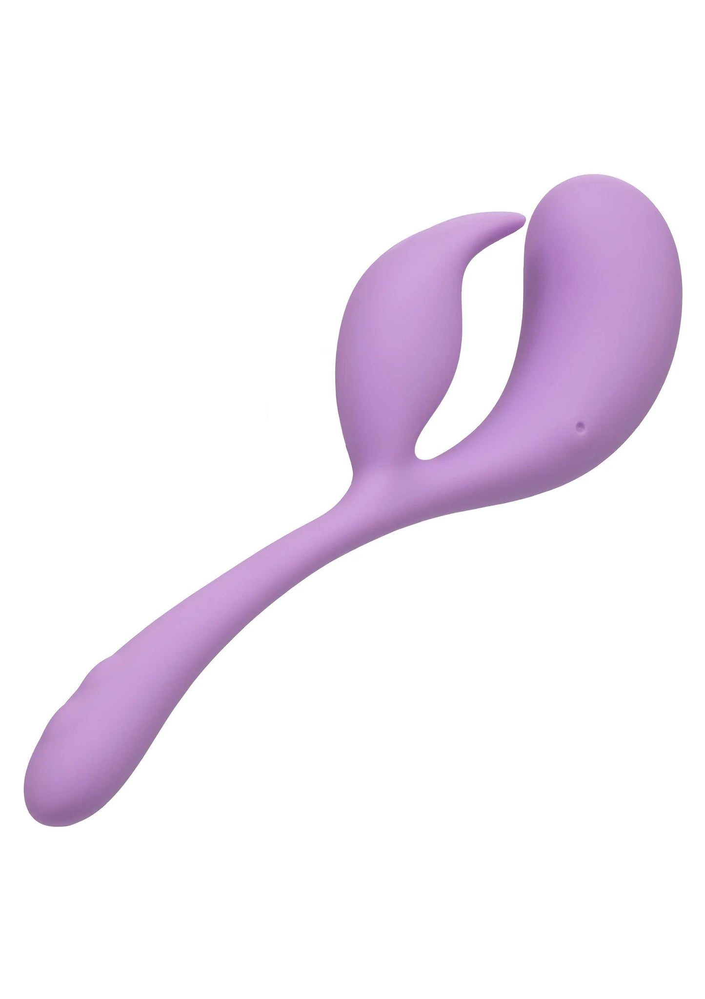 Beste vandaag nog: Elle Liquid Silicone Dual Flicker Vibrator by CalExotics - bij Happytoys