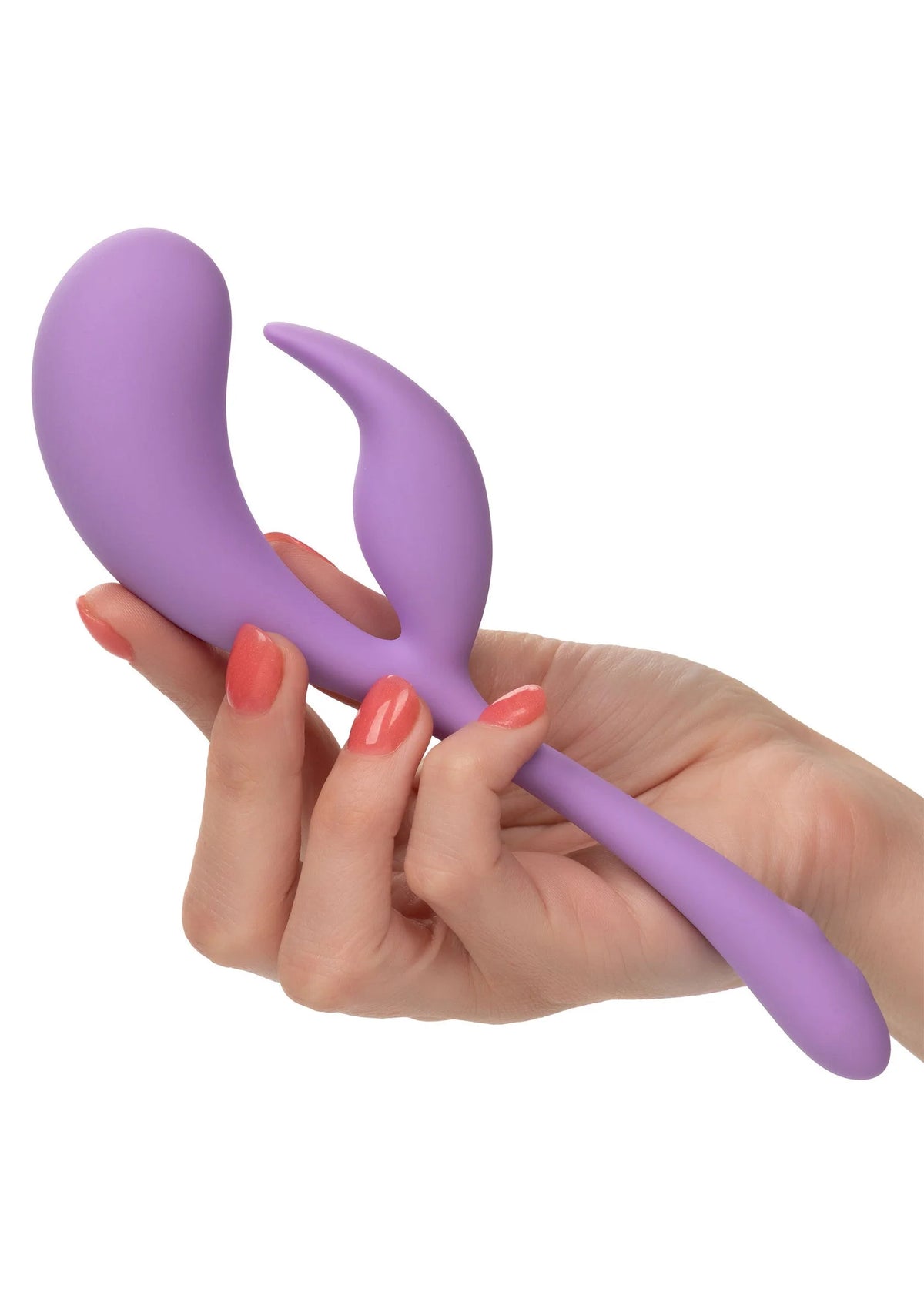 Beste vandaag nog: Elle Liquid Silicone Dual Flicker Vibrator by CalExotics - bij Happytoys