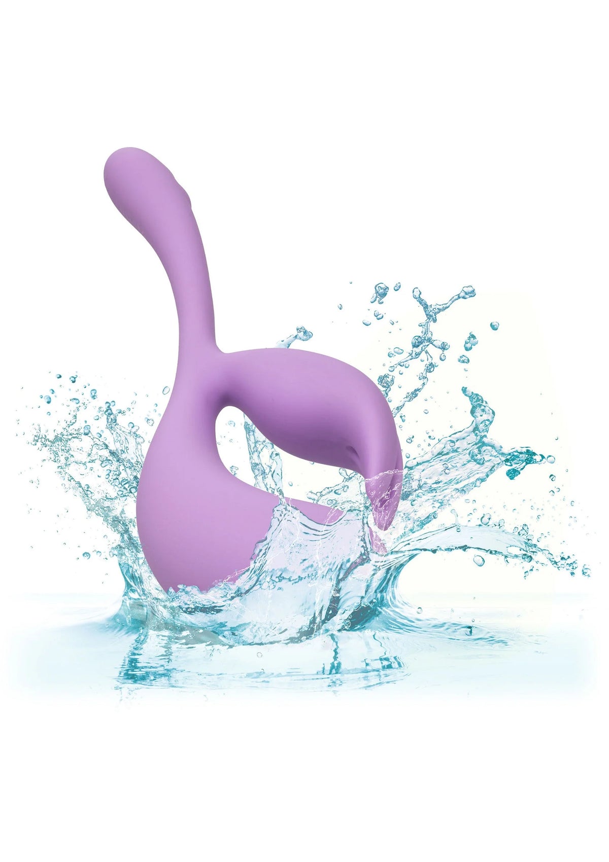 Beste vandaag nog: Elle Liquid Silicone Dual Flicker Vibrator by CalExotics - bij Happytoys
