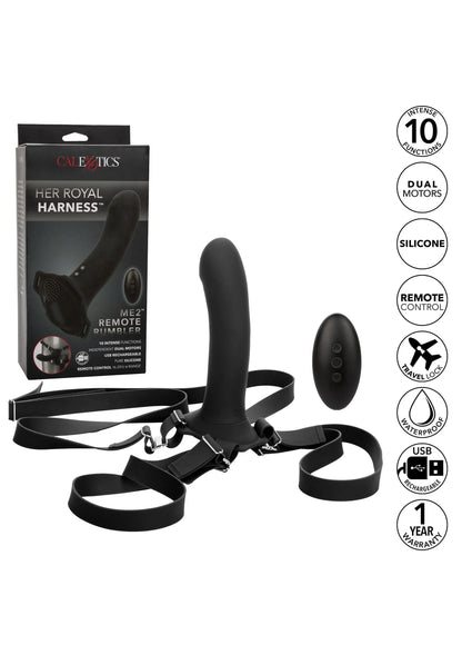Beste vandaag nog: Her Royal Harness Me2 Remote Rumbler Pegging Strap - On CalExotics - bij Happytoys