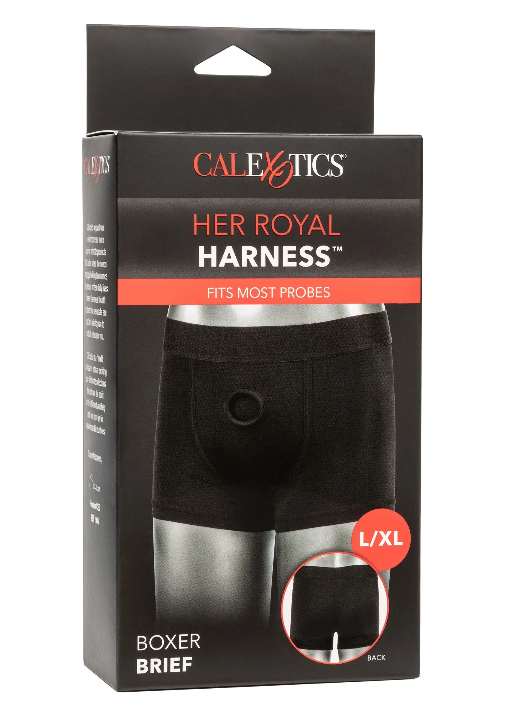 Beste vandaag nog: Boxer Brief voor Strap - On by CalExotics - bij Happytoys Sexshop: Toys for Feeling Happy & Easy 😊 - S/M - 14693 - BLACK - S/M