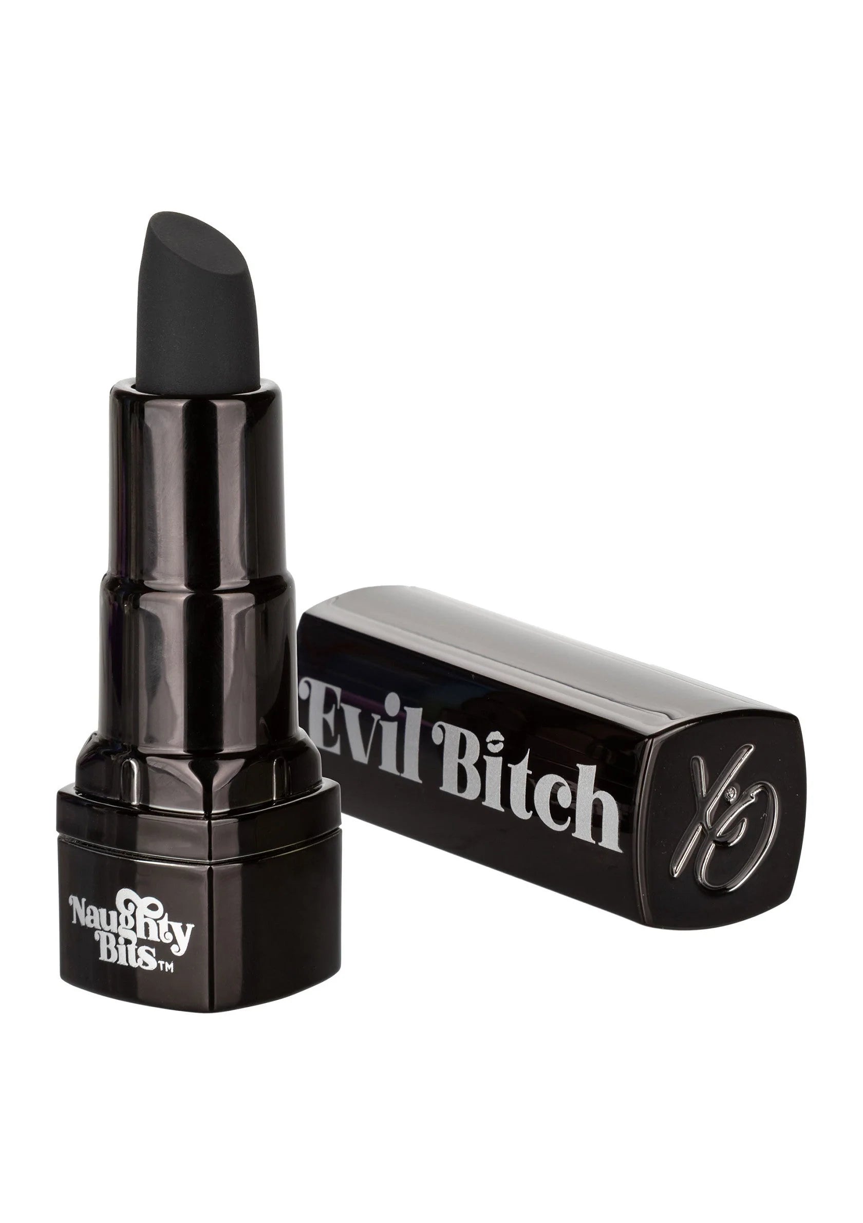Beste vandaag nog: Naughty Bits Evil Bitch Lipstick Vibrator by CalExotics - bij Happytoys - Default Title - 14720 - BLACK