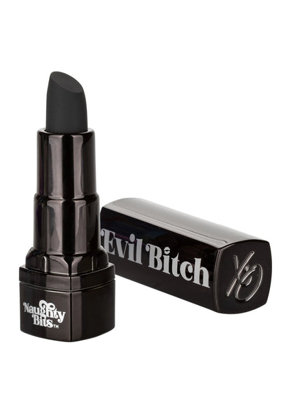 Beste vandaag nog: Naughty Bits Evil Bitch Lipstick Vibrator by CalExotics - bij Happytoys - Default Title - 14720 - BLACK