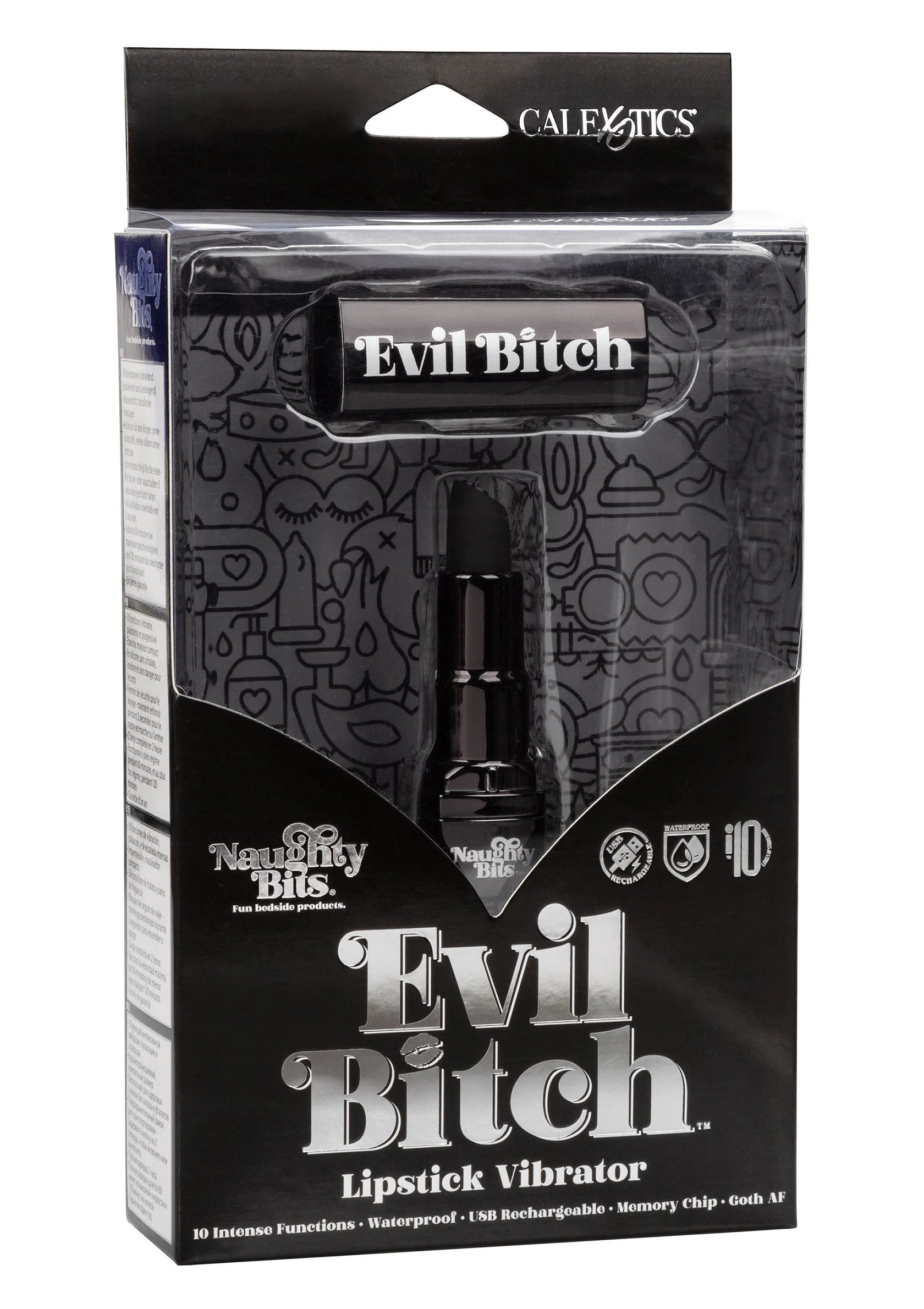 Beste vandaag nog: Naughty Bits Evil Bitch Lipstick Vibrator by CalExotics - bij Happytoys