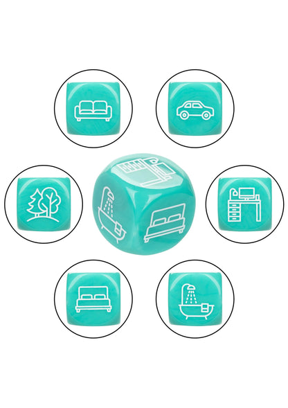 Beste vandaag nog: Naughty Bits Roll With It Icon - Based Sex Dice Game by CalExotics - bij Happytoys